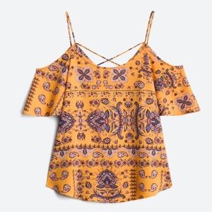 NEVER WORN! Kaleigh Valette Cold Shoulder Blouse